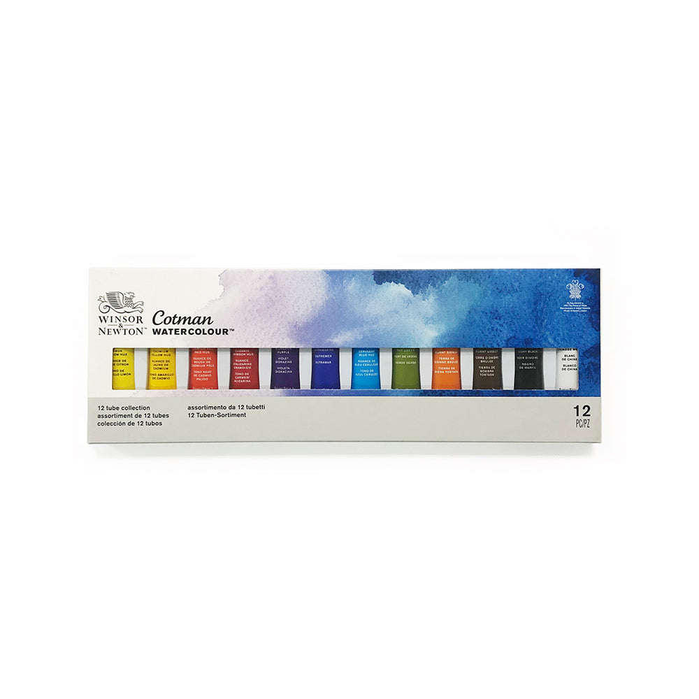 Cotman Watercolour Set 12 x 8mL Tubes Melbourne Artists' Supplies