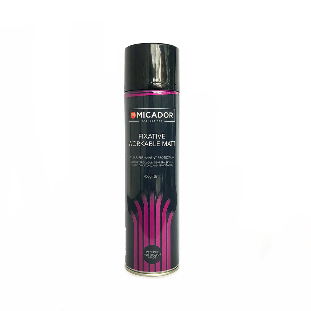 Micador Workable Fixative Spray Melbourne Artists' Supplies