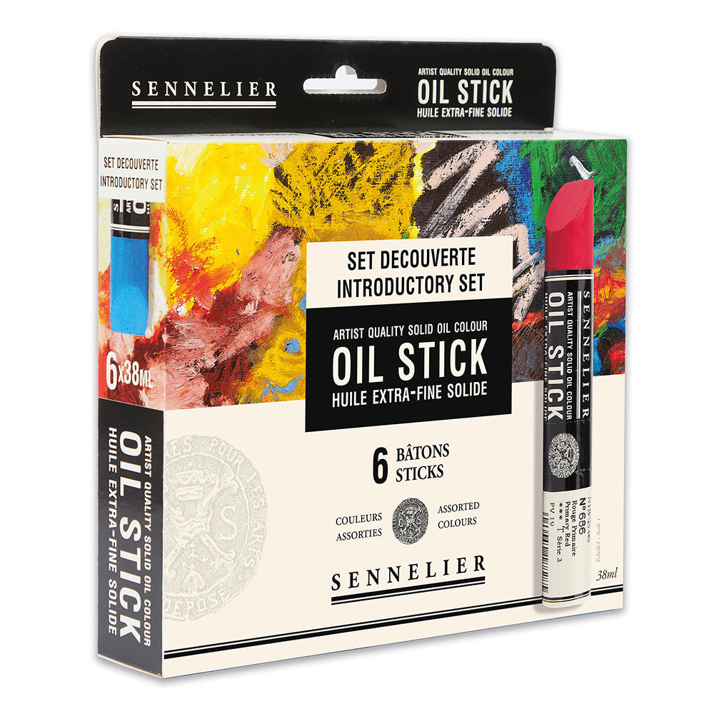 Sennelier Oil Sticks 38mL Set of 6 Introductory