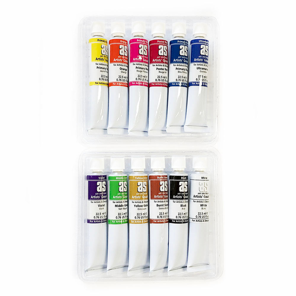 Art Spectrum Gouache Set of 12 x 22.5mL Melbourne Artists' Supplies