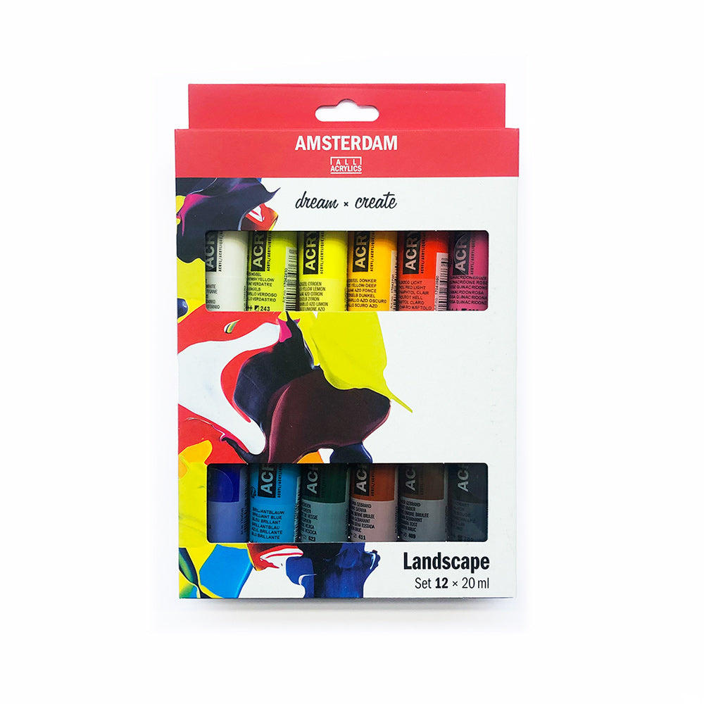 Amsterdam Acrylic  Landscape Set 12 x 20mL