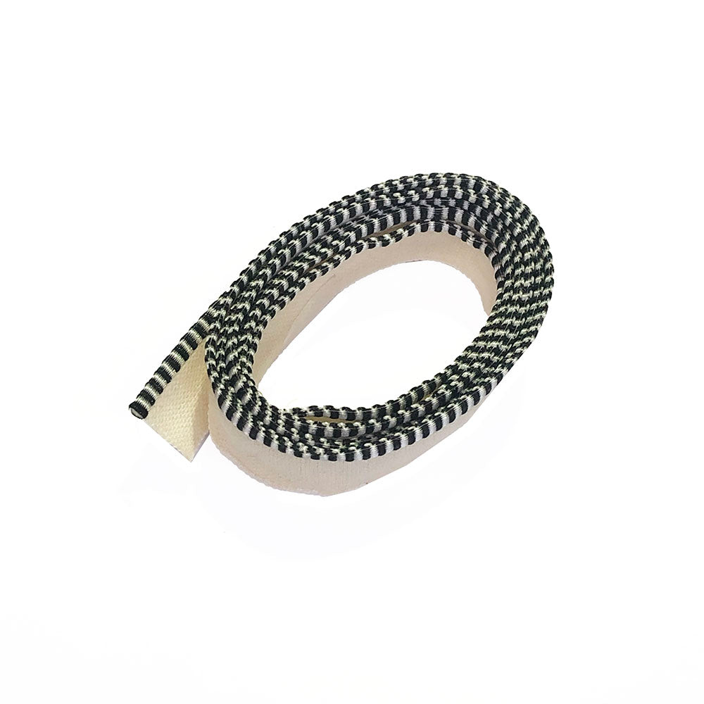 Bookbinding Headband Black & White 1m