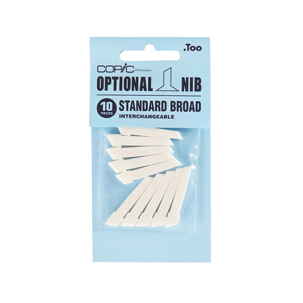 Copic Nib Standard Broad Pack of 10 Melbourne Artists' Supplies