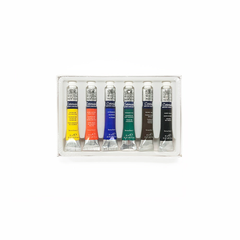 Cotman Watercolour Set 6 x 8mL Tubes