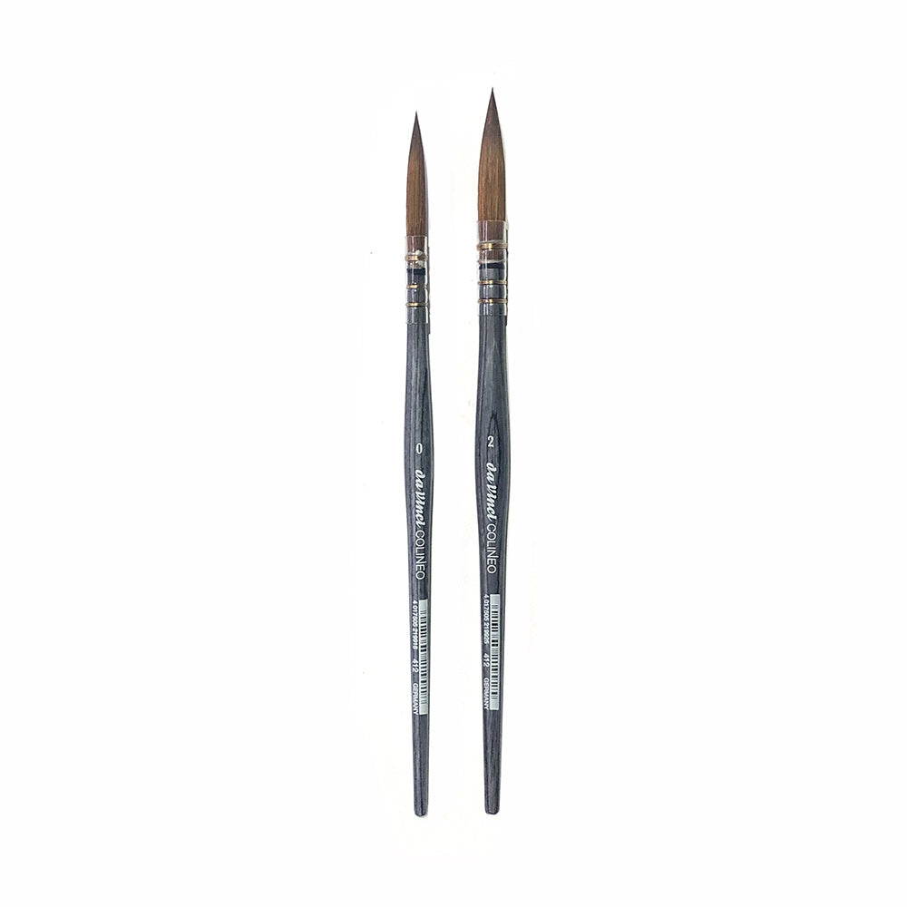 Da Vinci Colineo Series 1222 Synthetic Kolinsky Brush, Size 0 Rigger