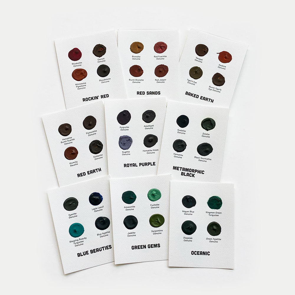 Daniel Smith Mineral Marvel Watercolour Dot Card Set of 36 colours