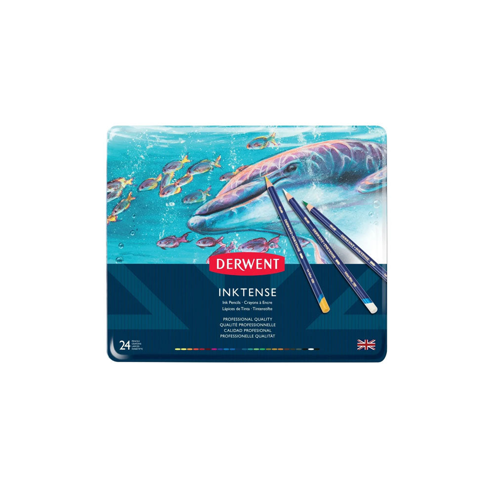 Derwent Inktense Pencils Tin Set of 24