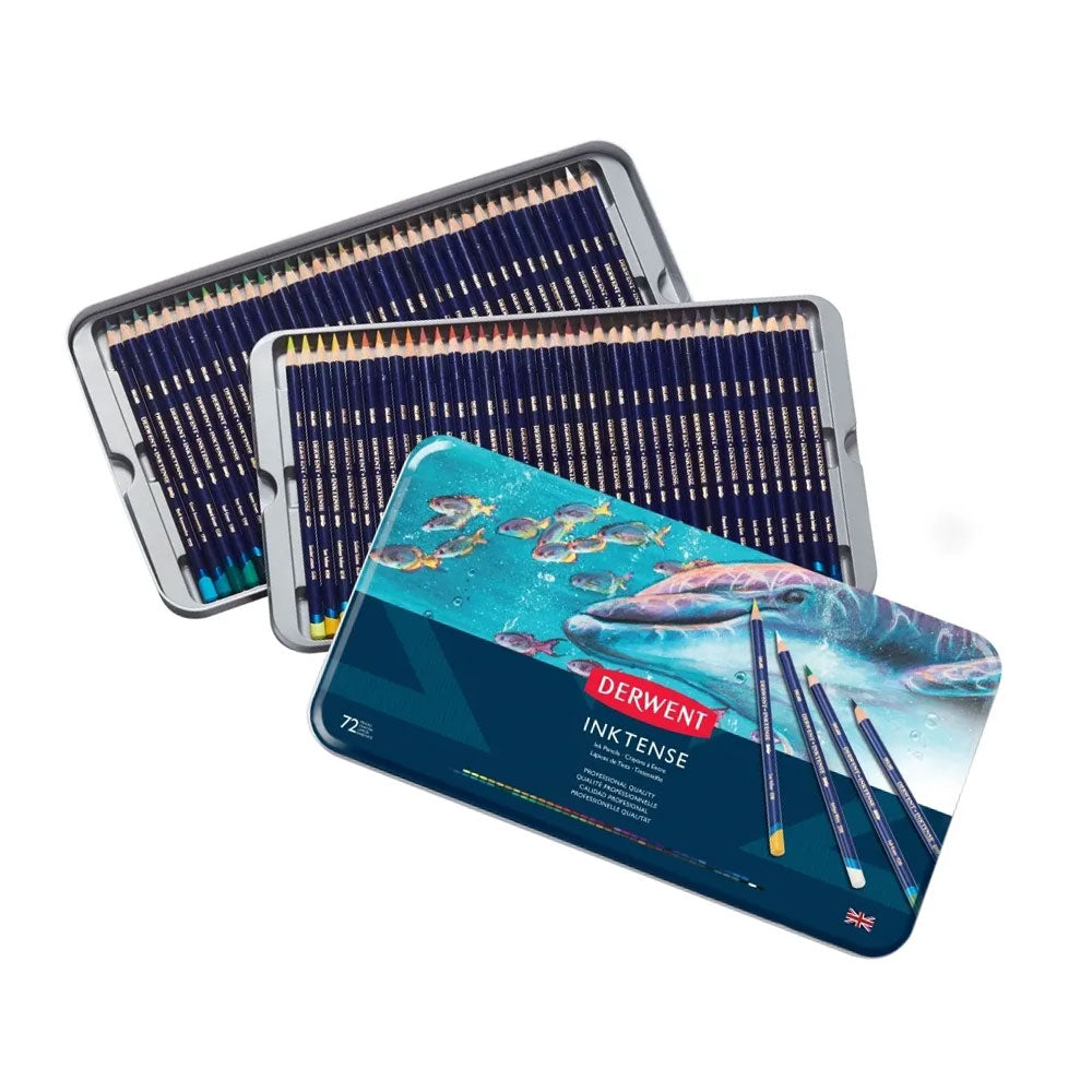 Derwent Inktense Pencils Tin Set of 72