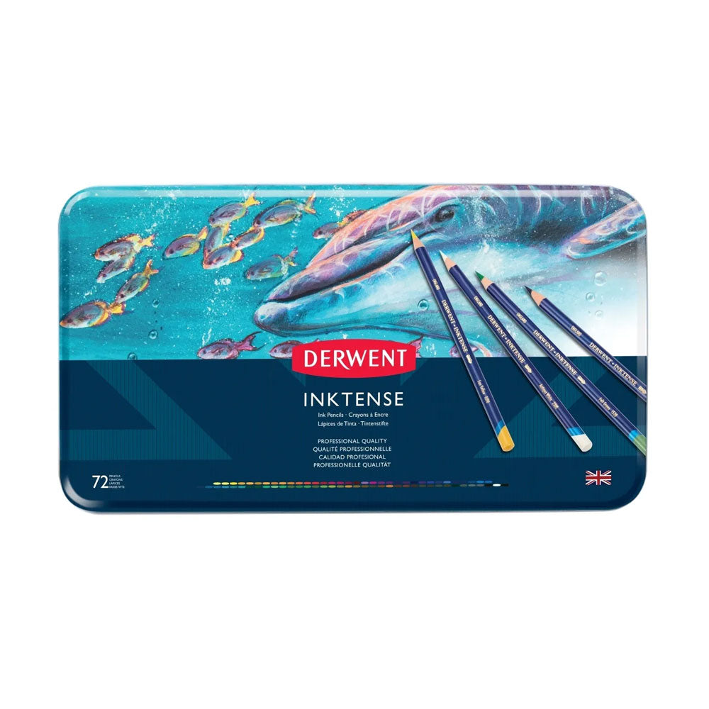Derwent Inktense Pencils Tin Set of 72 Melbourne