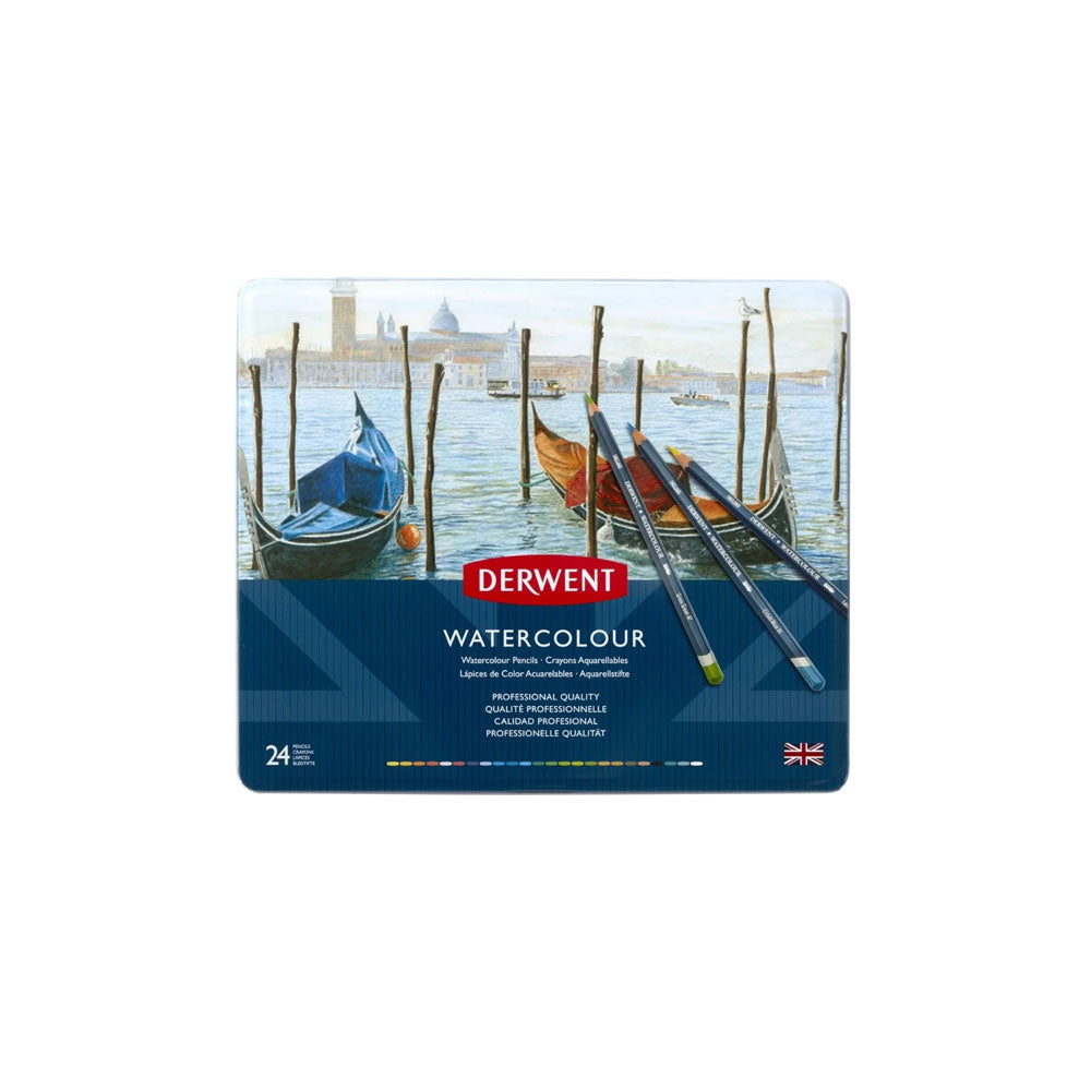 Derwent Watercolour Pencils Set of 24 Artists Supplies