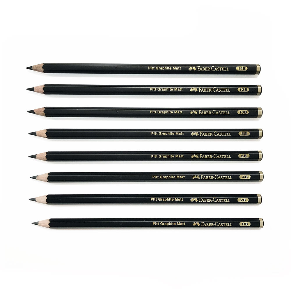 Faber-Castell PITT Matt Graphite Pencil – Melbourne Artists' Supplies