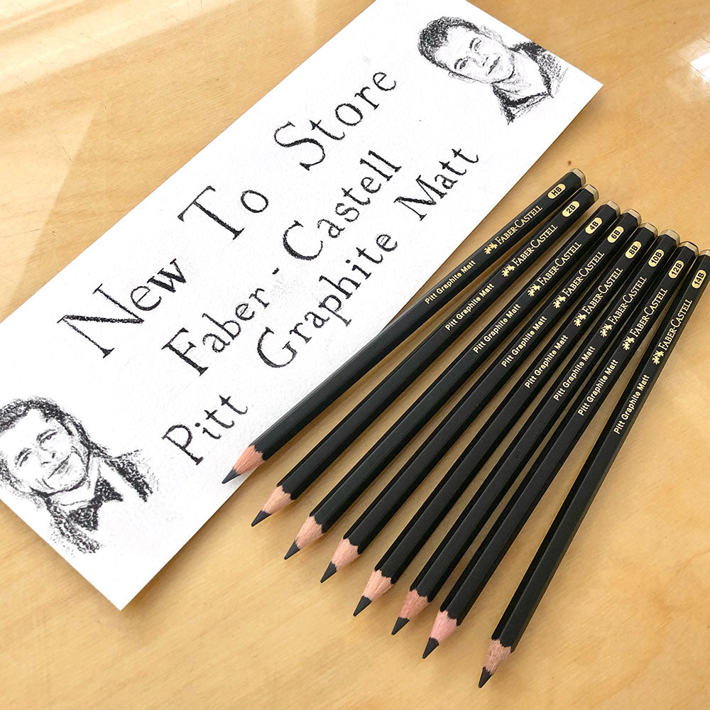 Faber-Castell PITT Matt Graphite Pencil – Melbourne Artists' Supplies