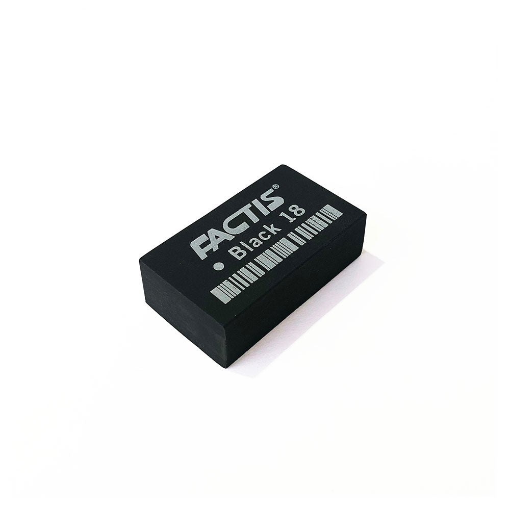 Factis Black 18 Eraser - Leave no marks on Dark paper.  