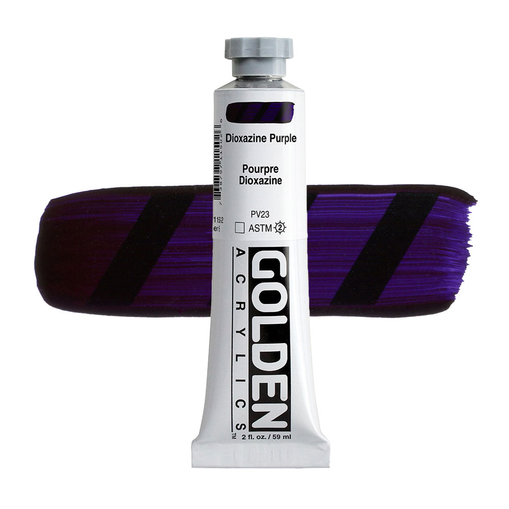 Golden Heavy Body Acrylic 59mL Series 6 Dioxazine Purple Paint