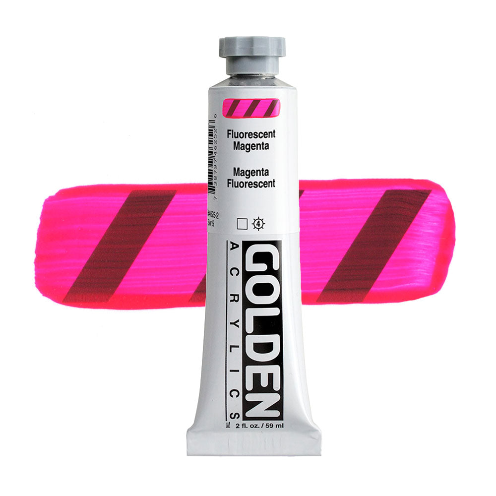 Golden Heavy Body Acrylic 59mL Series 5  Fluorescent Magenta Paint