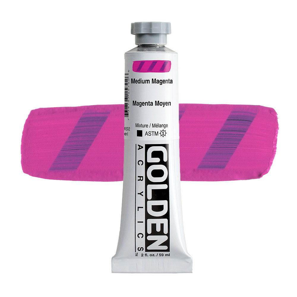 Golden Heavy Body Acrylic 59mL Series 6 Medium Magenta Pink Paint