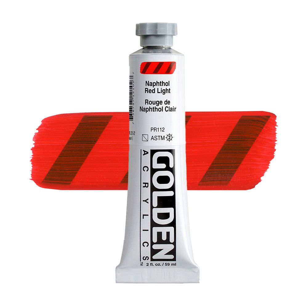 Golden Heavy Body Acrylic 59mL Series 5  Napthol Red Light Tube