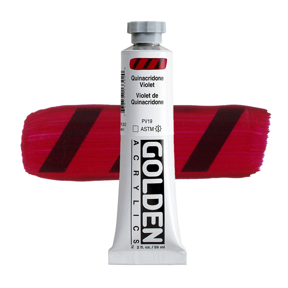 Golden Heavy Body Acrylic 59mL Series 6 Quinacridone Violet Paint