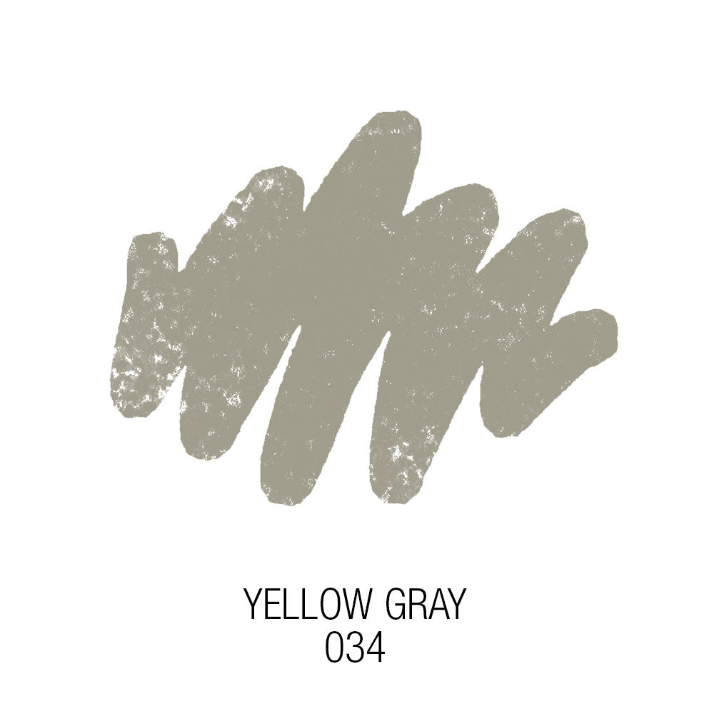 Holbein Academic Oil Pastel Yellow Gray 034