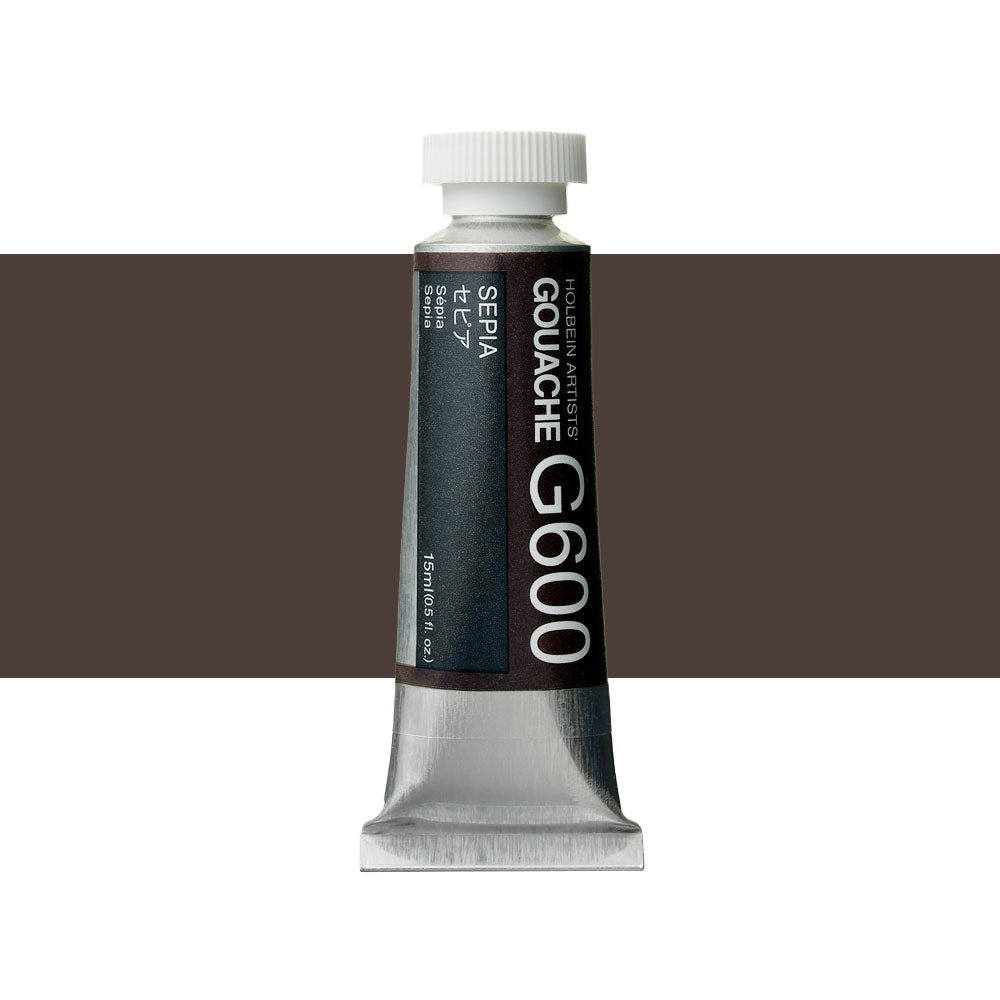 Holbein Artists’ Designer Gouache Sepia 15mL tube