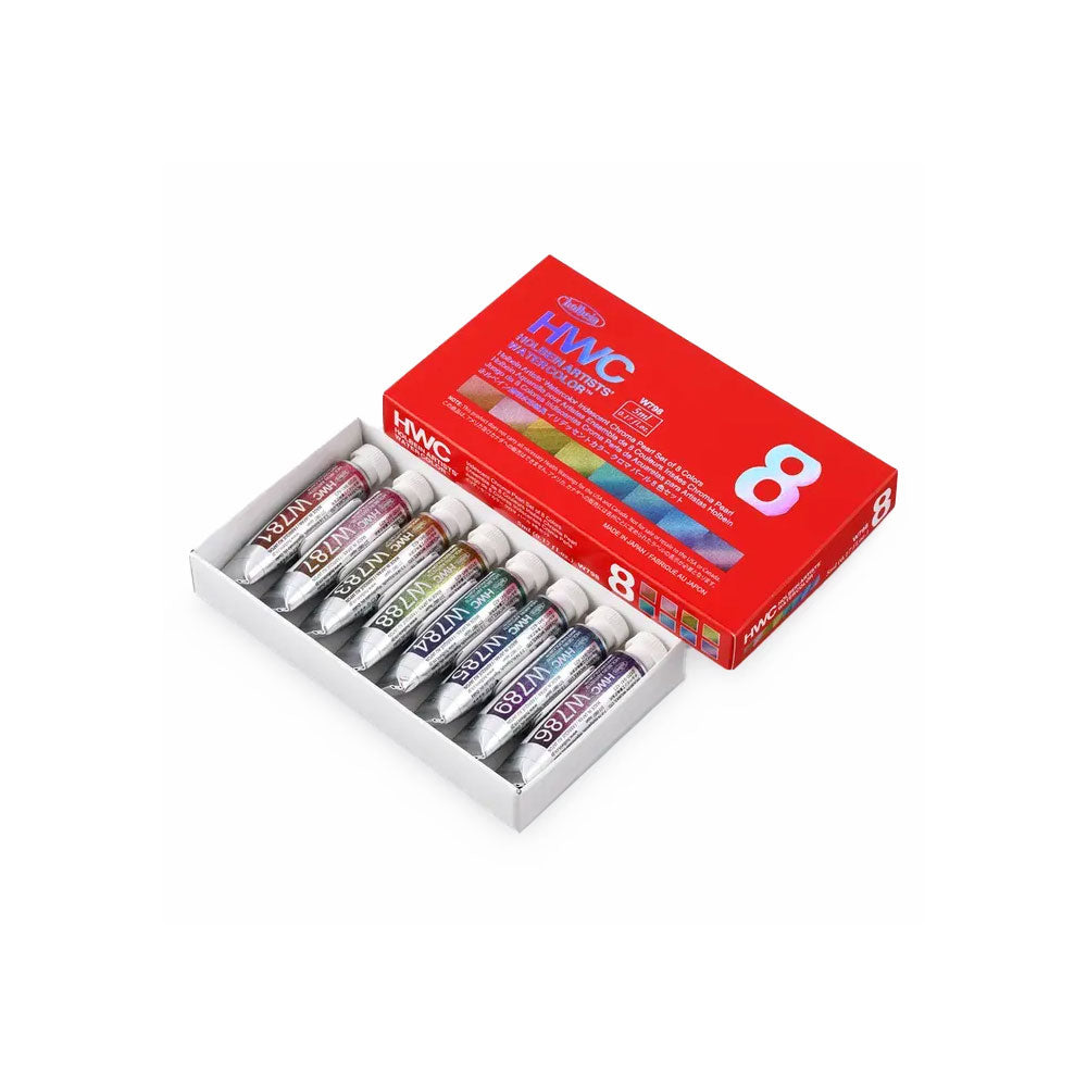 Holbein Artists Watercolour Chroma Pearl Set of 8 x 5mL