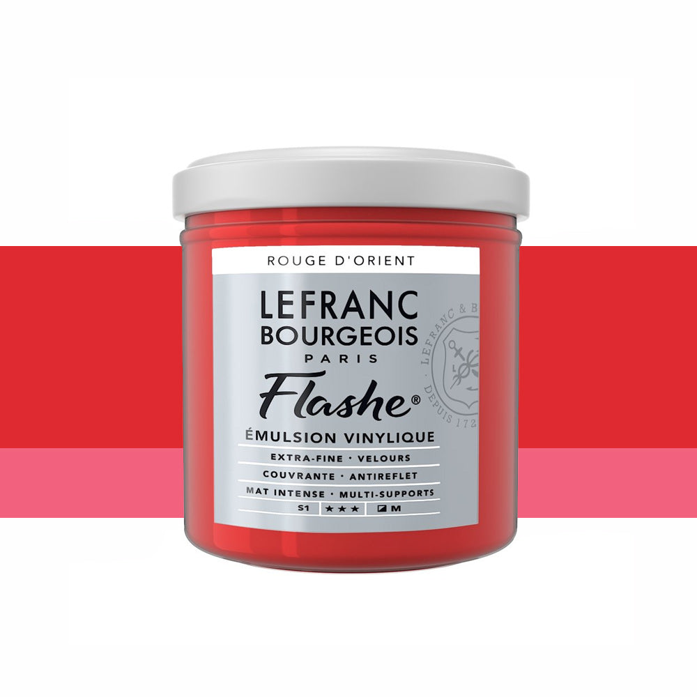 Lefranc & Bourgeois Flashe Vinyl 125mL Oriental Red Rouge D'Orient Series 1