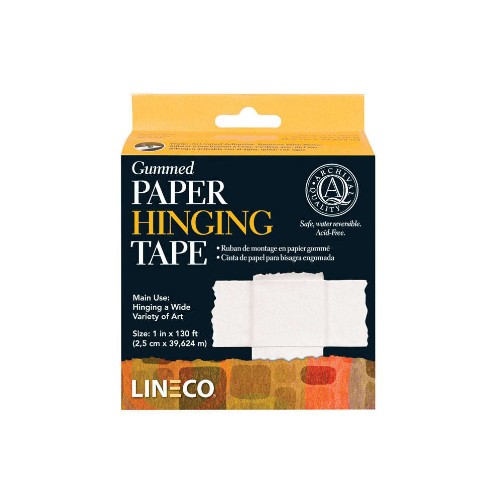 Lineco Paper Hinging Tape 25mm x 39.62m Gummed
