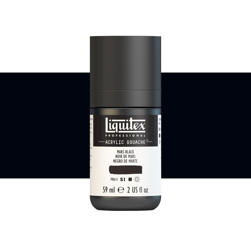 Liquitex Acrylic Gouache 59mL Mars Black Series 1