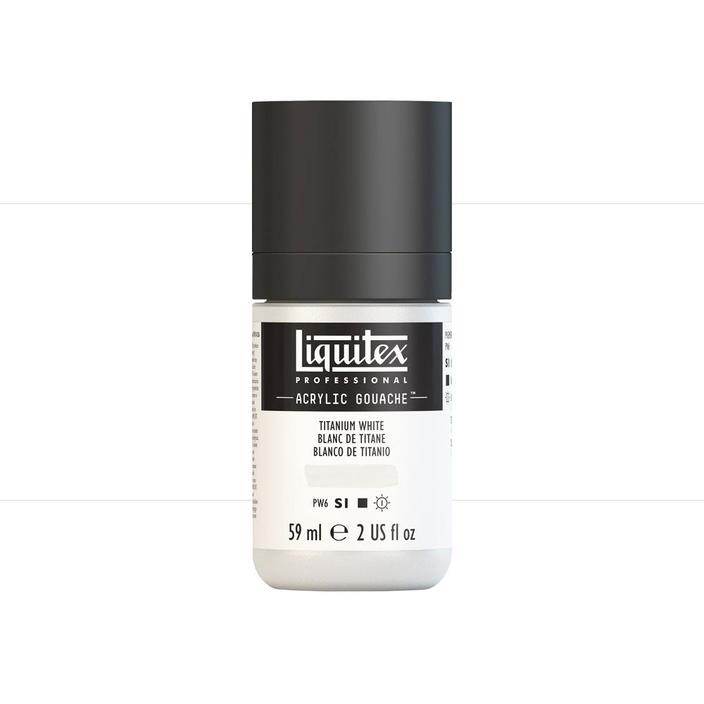 Liquitex Acrylic Gouache 59mL Titanium White Series 1