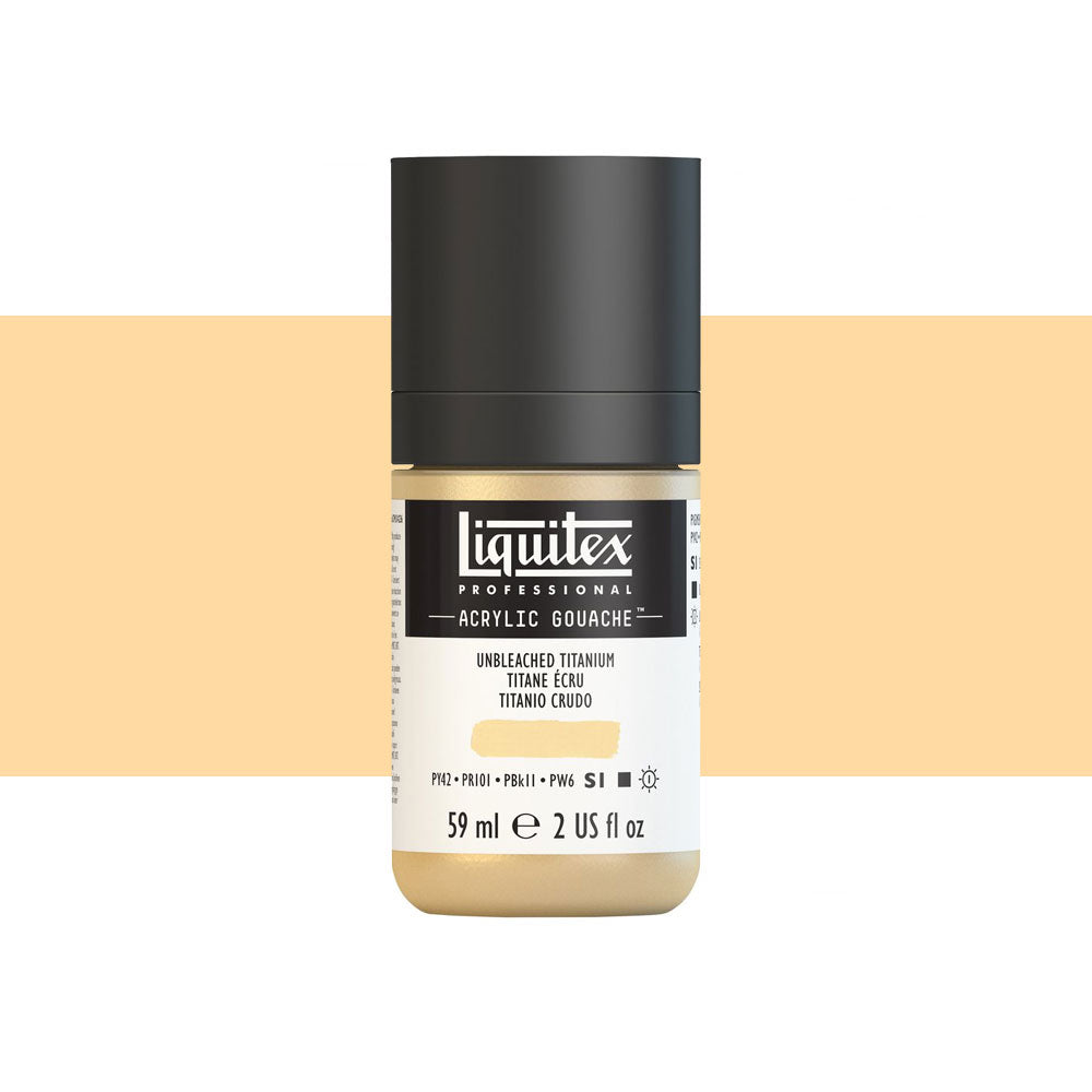 Liquitex Acrylic Gouache 59mL Unbleached Titanium Series 1