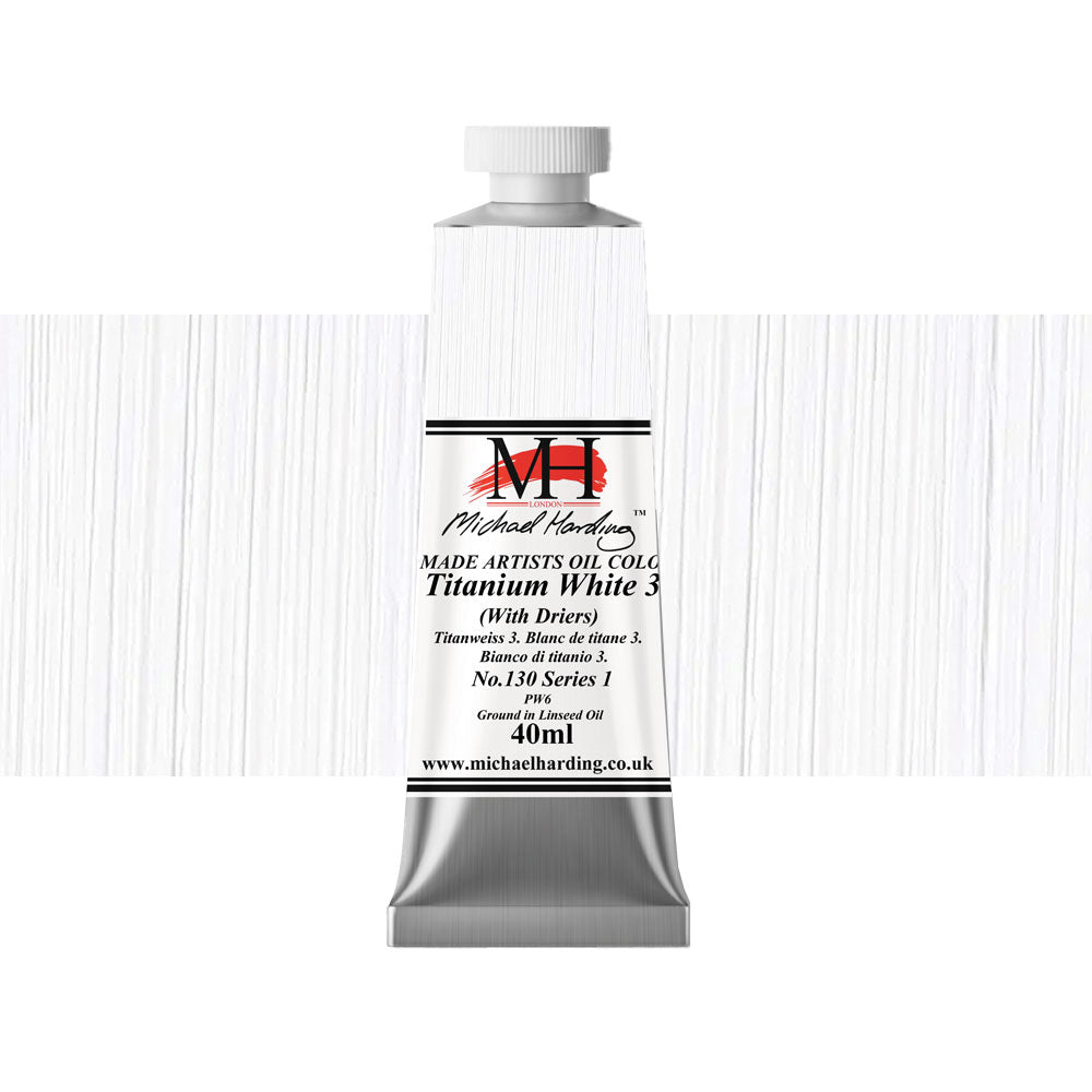 Michael Harding Oil 40mL Titanium White No.3 Series 1