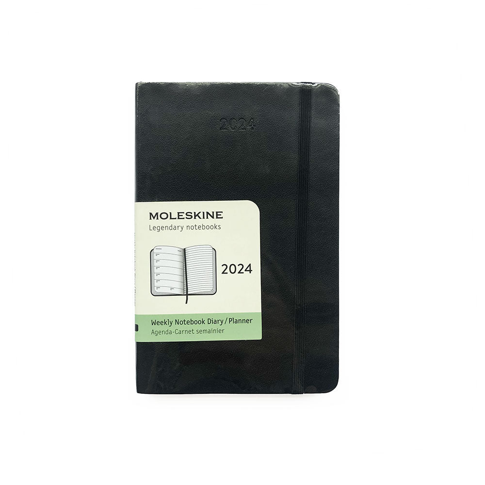 Moleskine 2024 Soft Cover Weekly Notebook Diary Pocket