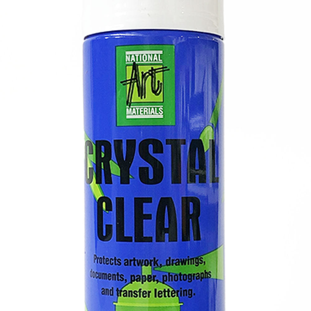 <strong>NAM Crystal Clear Spray 400g</strong> Colourless glossy protection for art. Also waterproofs and prevents the tarnishing of metals.