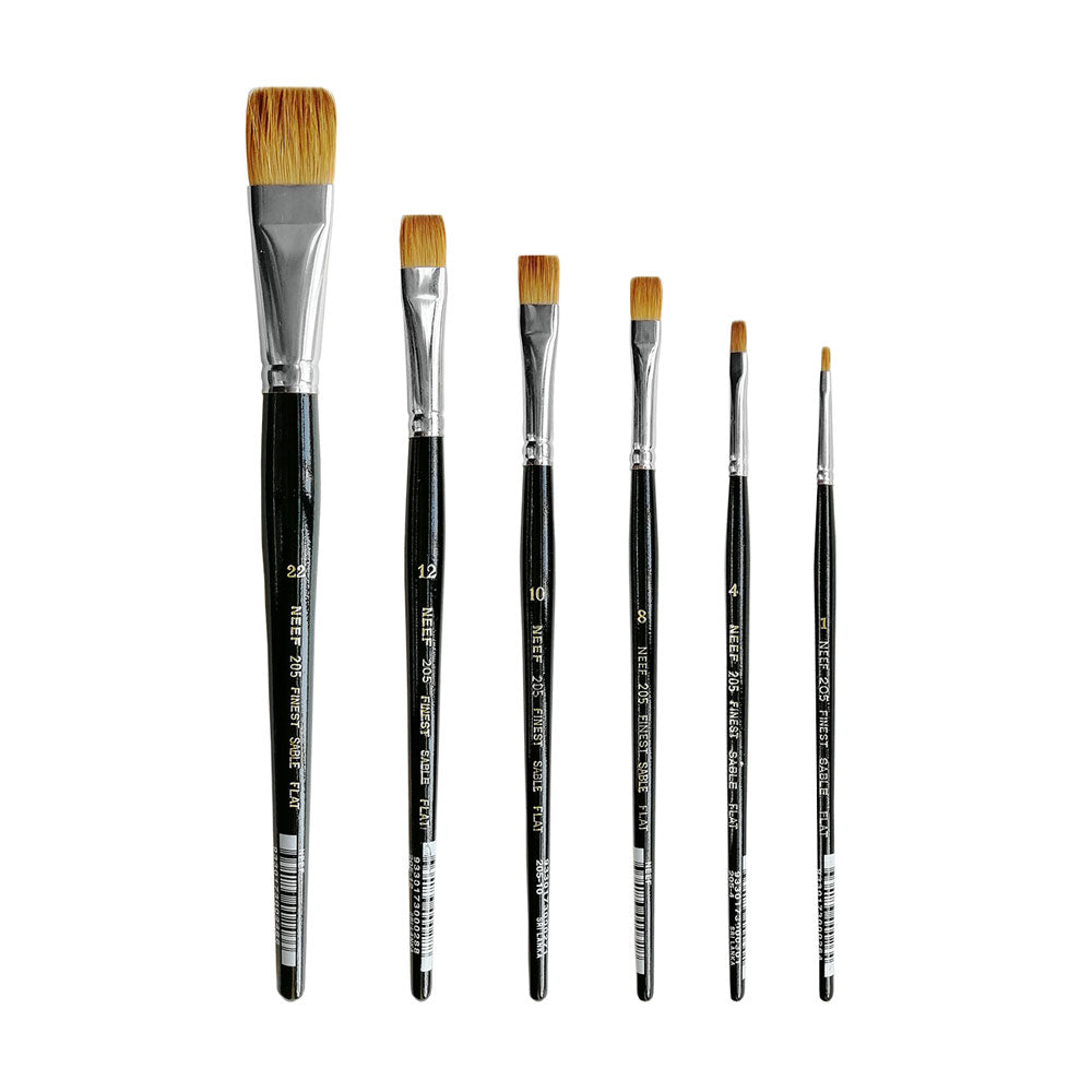 Neef Series 205 Flat Sable Brush