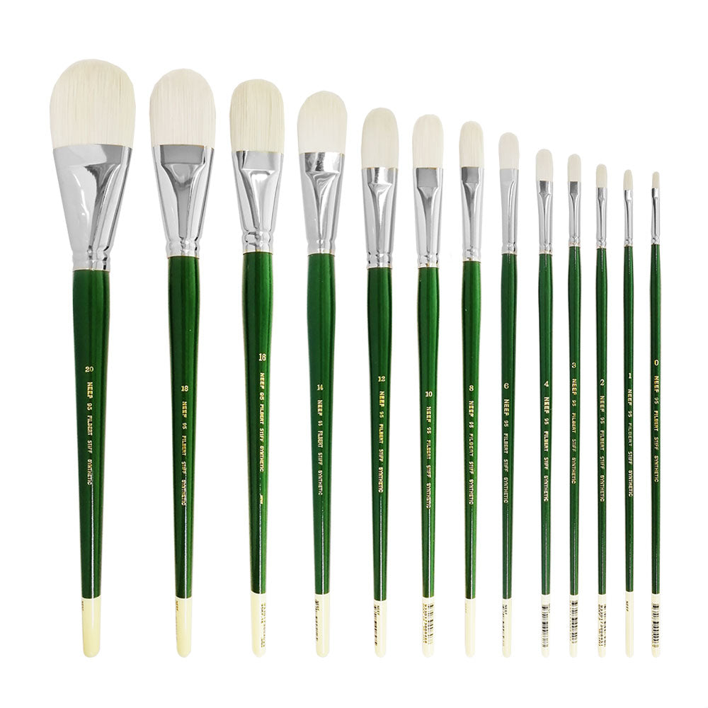 Neef Series 95 Filbert Stiff Synthetic Brush