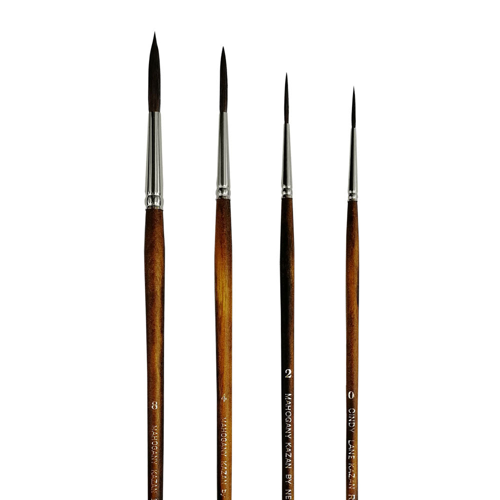 Neef Series 2013 Kazan Mahogany Rigger Brush Close up