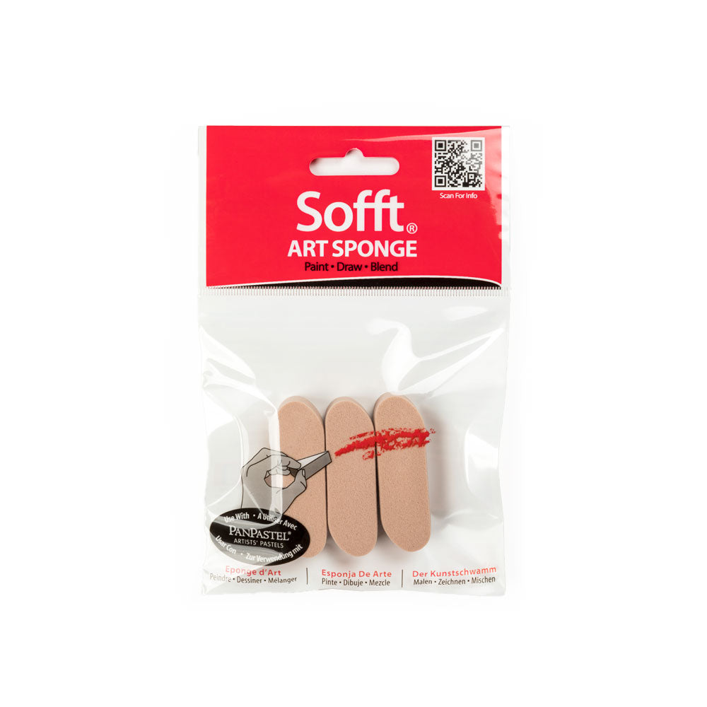 PanPastel Sofft Art Sponge Round Pack of 3