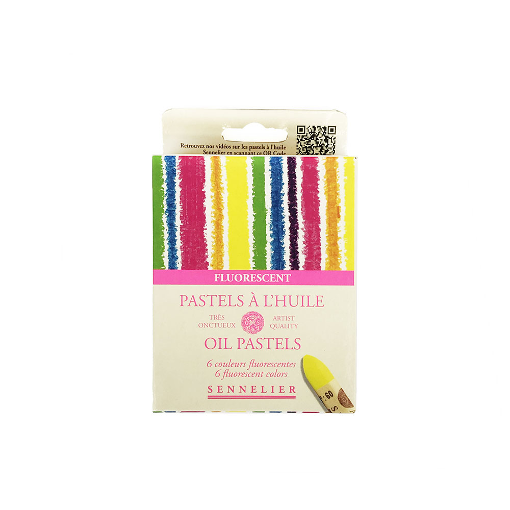 Sennelier Oil Pastel Fluorescent Set of 6
