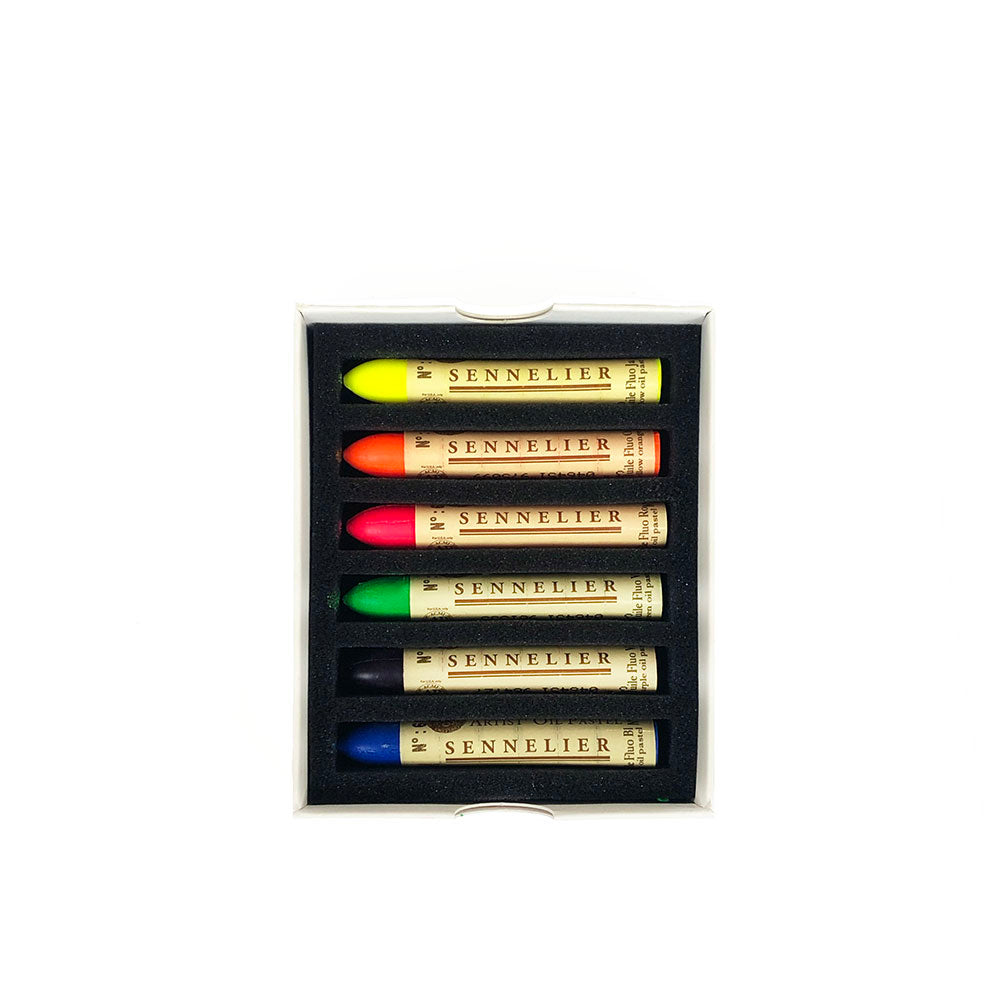 Sennelier Oil Pastel Fluorescent Set of 6