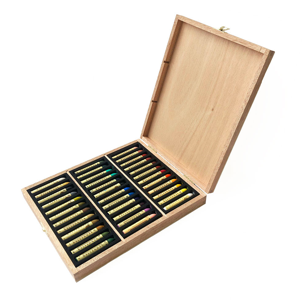 Sennelier Oil Pastels Wood Box Set of 36
