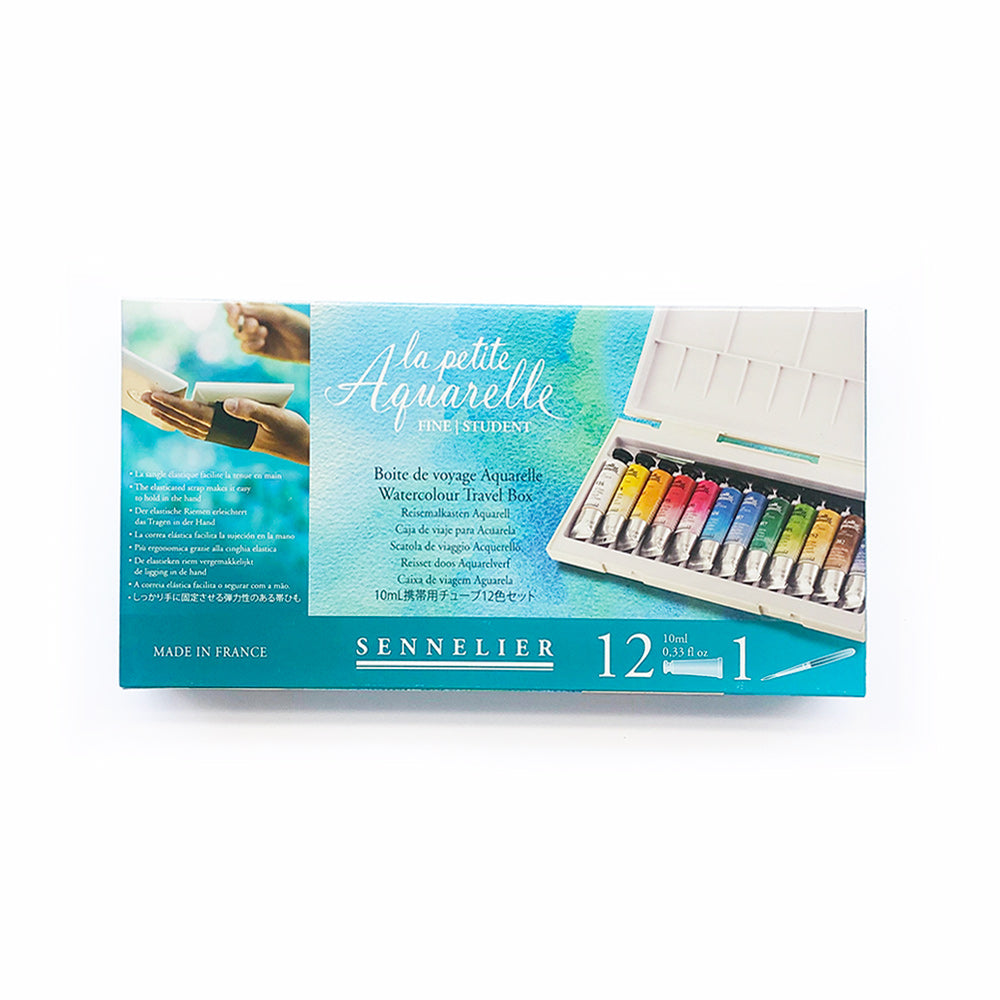 Sennelier La Petite Watercolour Travel Box Set 12x10mL Tubes