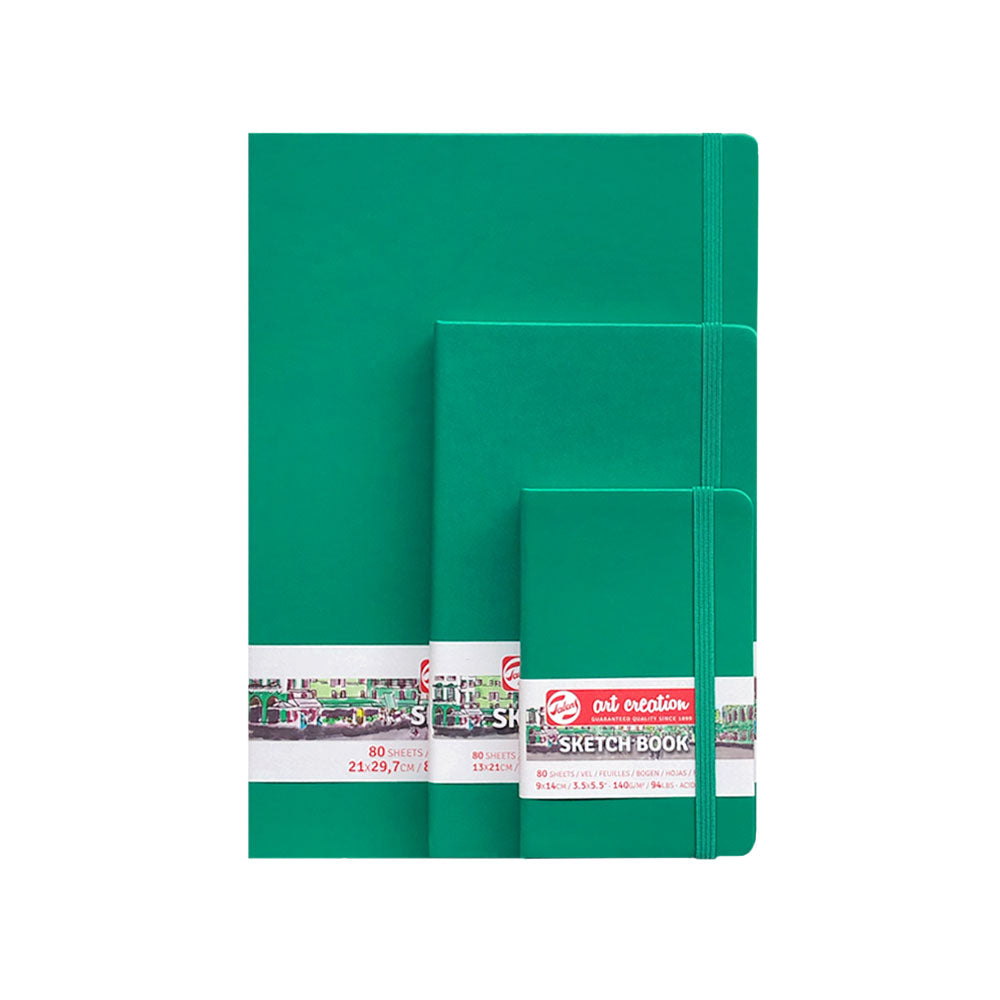 Talens Art Creation Sketchbook, Forest Green , 9 x 14, 13x21, A4