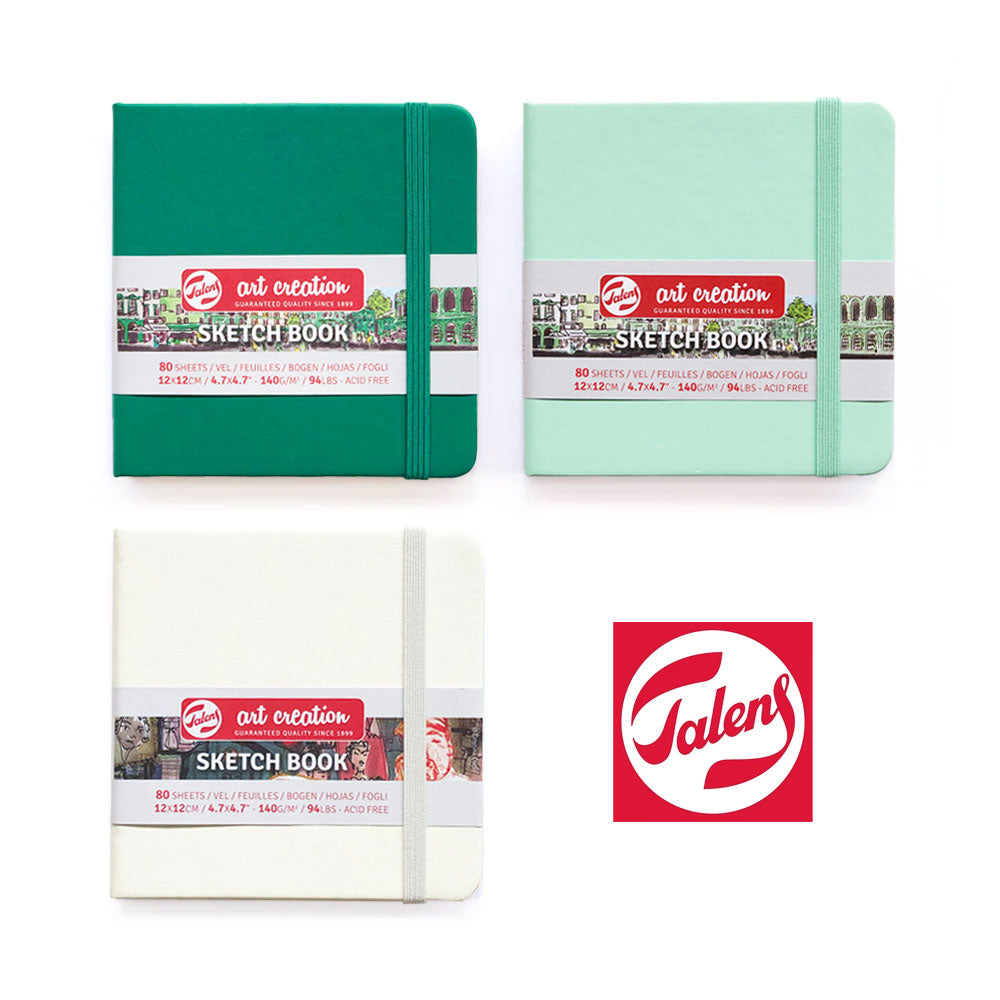 Talens Art Creation Sketchbook Forest Green, White, Mint
