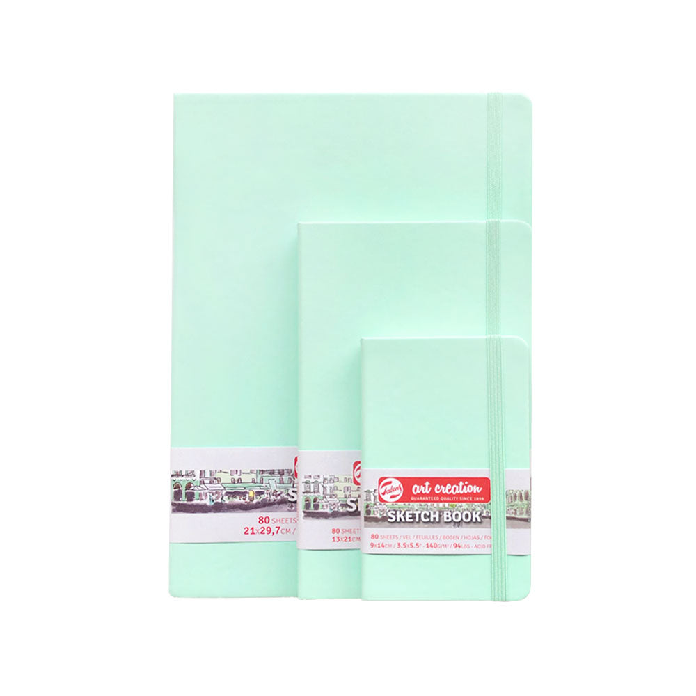 Talens Art Creation Sketchbook, Mint , 9 x 14, 13x21, A4