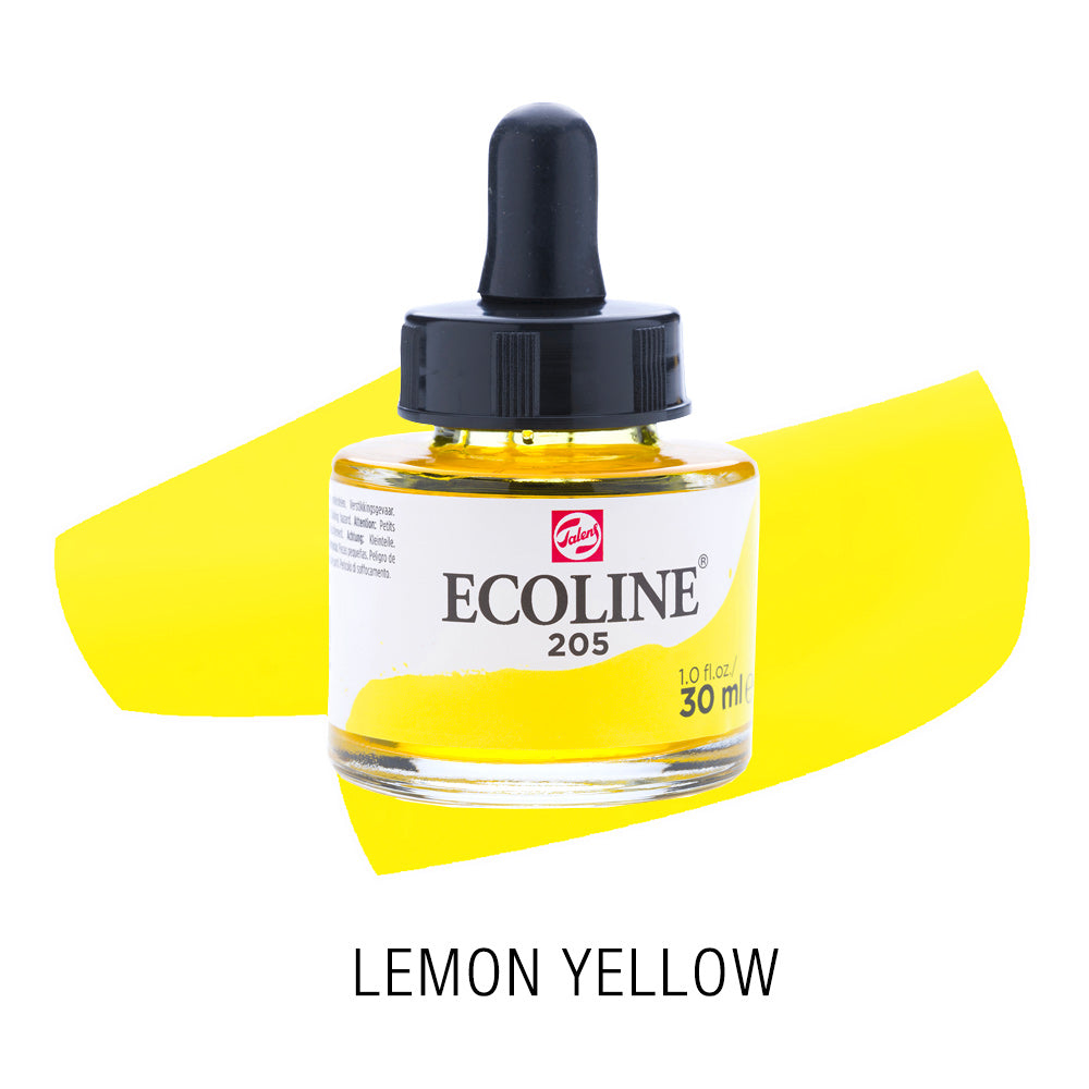 Ecoline 30mL Lemon Yellow 205