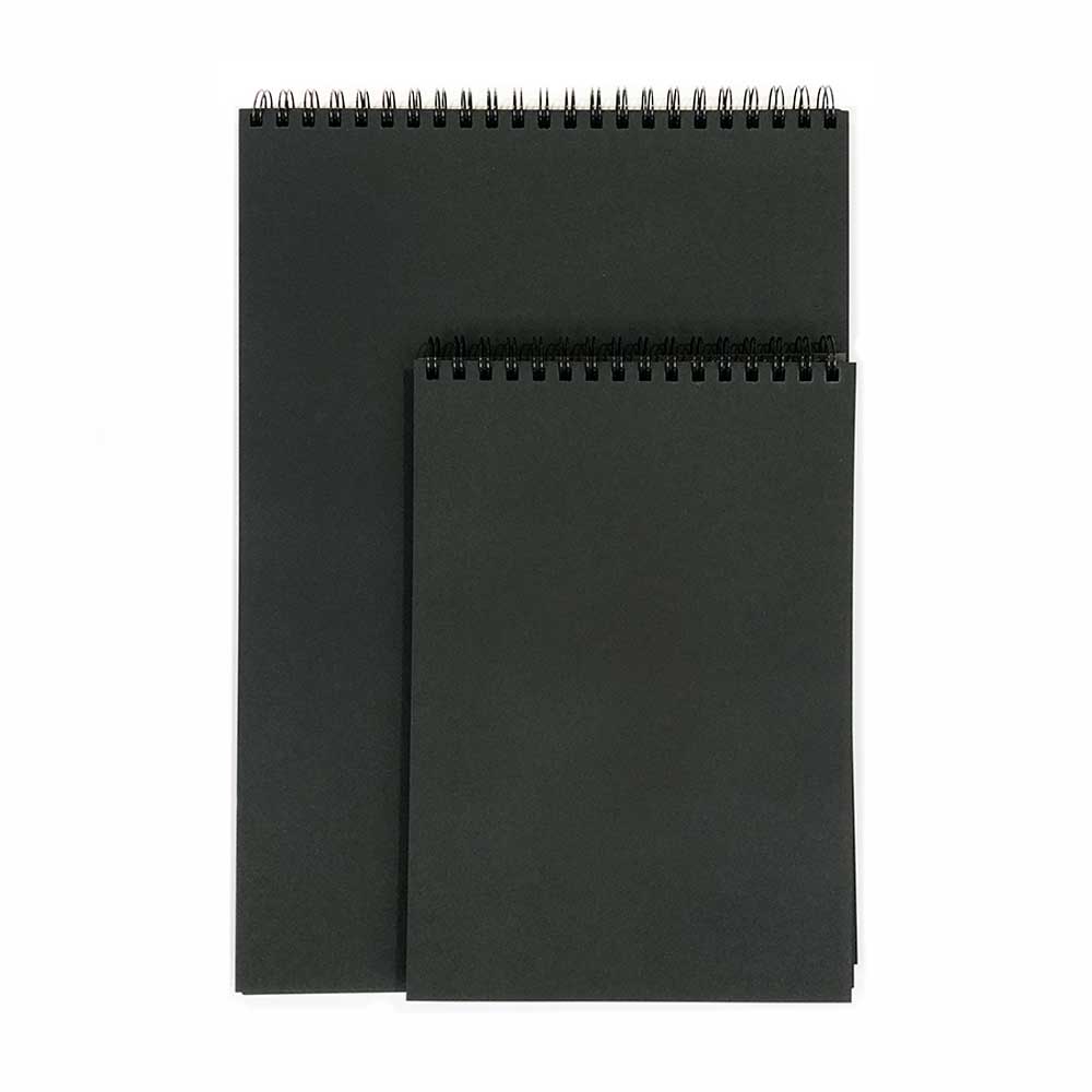 Art Spectrum Toned Journal 250gsm Black A4, A3, Open