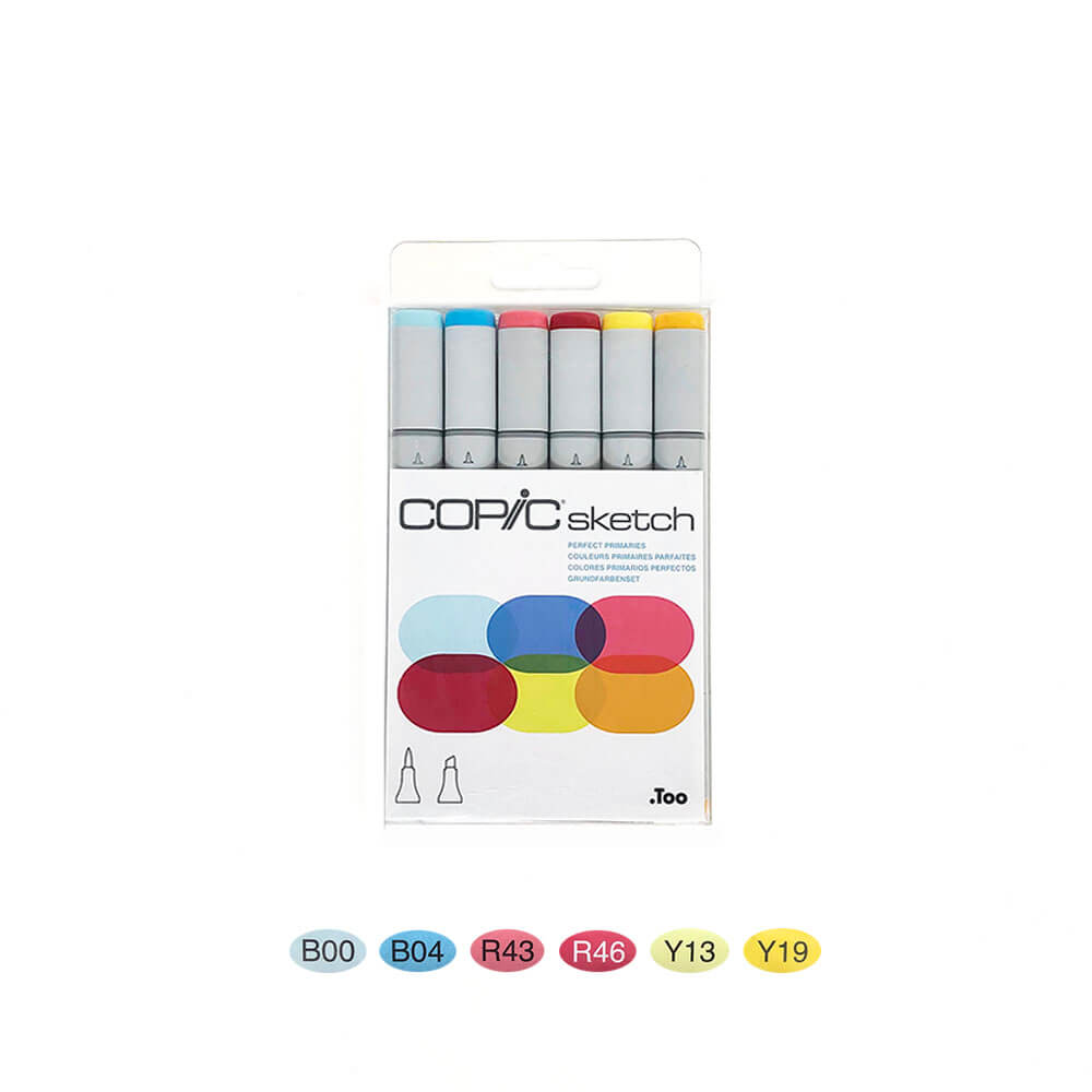 COPIC SKETCH SET DA 6 SECONDARY TONES COPIC SKETCH SET DA 6 SECONDARY TONES