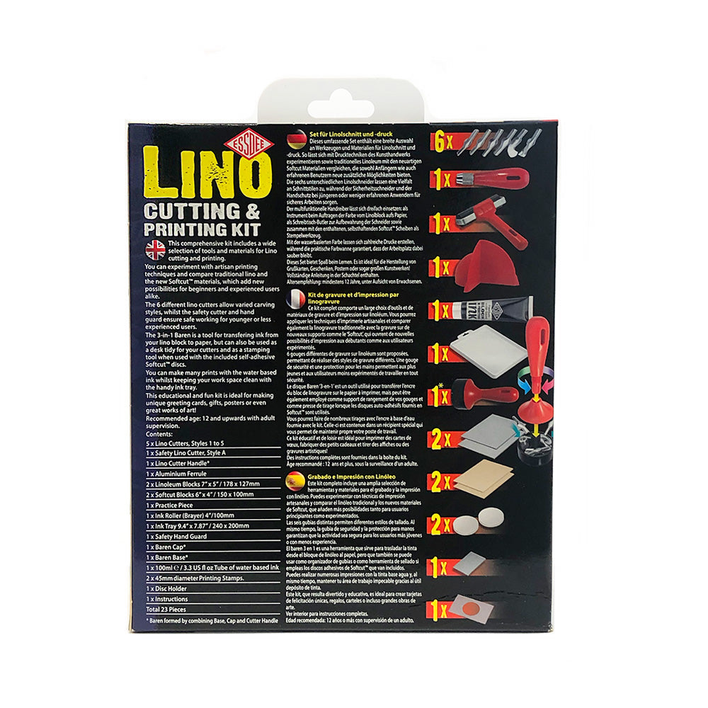 ESSDEE Lino Cutting and Printing Kit- 23 piece for sale online