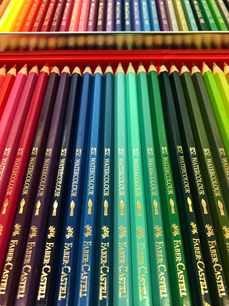 Faber-Castell Red Range Watercolour Pencils Tin of 60