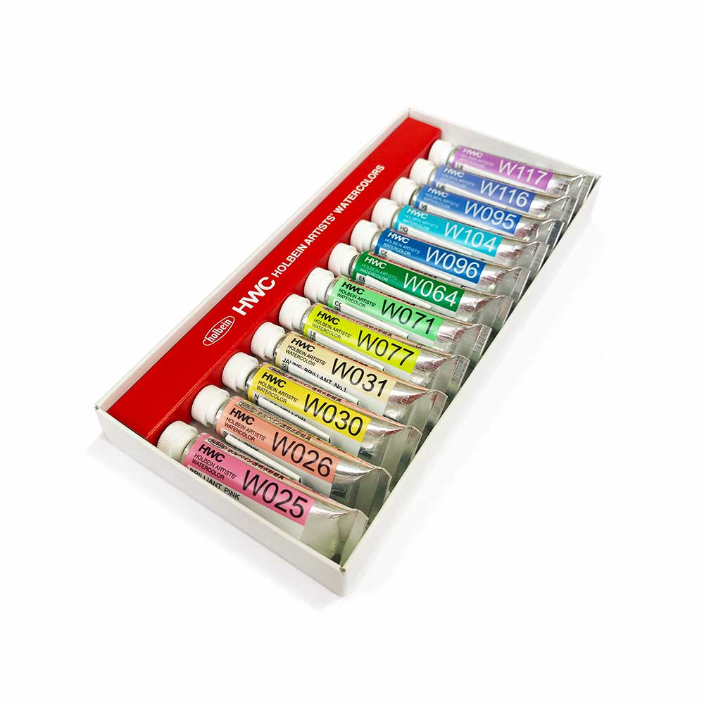 Holbein Pastels Watercolour Set 12 x 5mL